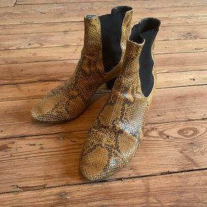 Isabel marant Danae Amber python boots
